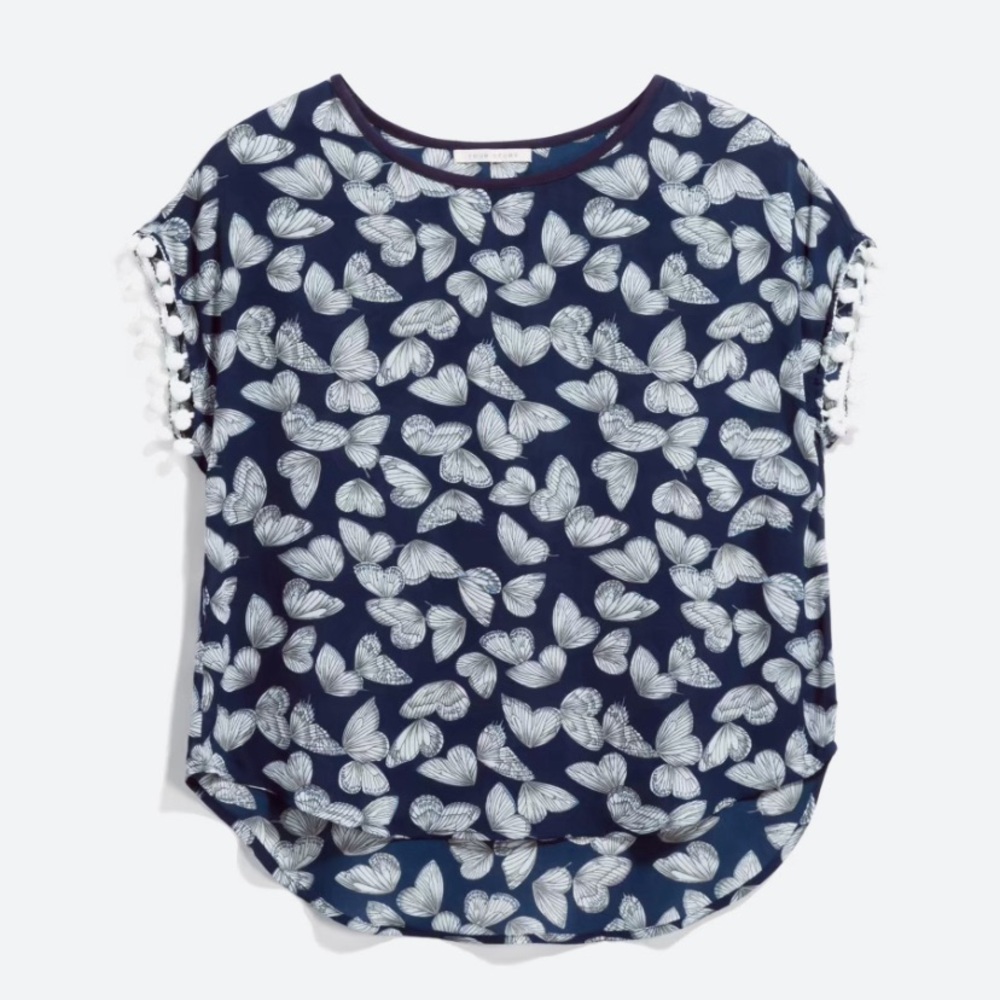 Your Story Raychel Pom Trim Top
